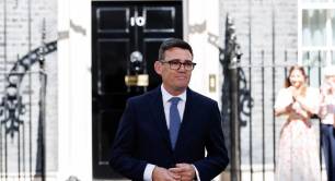 Andy Burnham arrives at 10 Downing Street