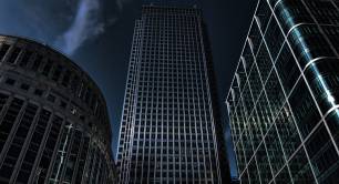 Canary Wharf_London_at night