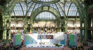 View of the Grand Palais during the changeNow conference