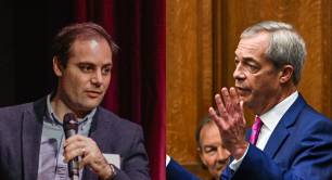 Ben Delo and Nigel Farage