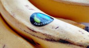 Fairtrade banana label