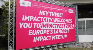 ImpactFest 2019 sign