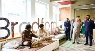 King Charles visits Impact Hub Bradford