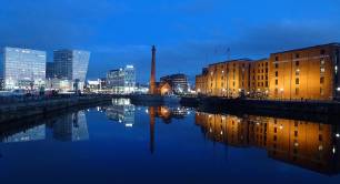 Liverpool_docks_United Kingdom_reflection