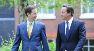 Nick Clegg & David Cameron