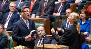 Swearing in of Andy Burnham at the House of Commons