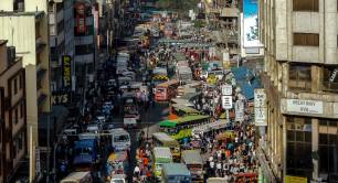 Nairobi street scene social investment