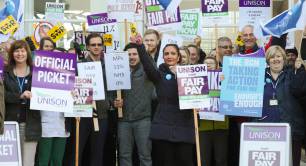 Trade Union protest