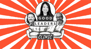 Chen Davies, Tim West and Liam Black Good Leaders clinic
